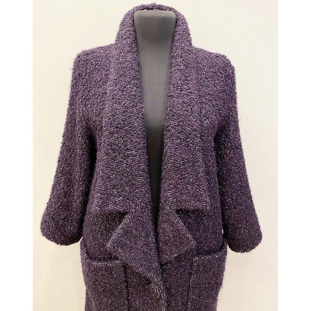 Amazing Chanel whool coat with scarf XS ( Chanel size 34 ) - Picture 5 of 8